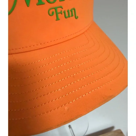 Melin Odyssey Hydro Neon Collection Hat Orange Have More Fun Snapback Mens Cap